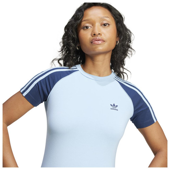 Adidas Γυναικείο φόρεμα Adicolor 3-Stripes Raglan Dress